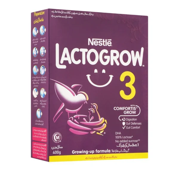 Nestle Lactogrow 3 | Box Pack | Size 400gm