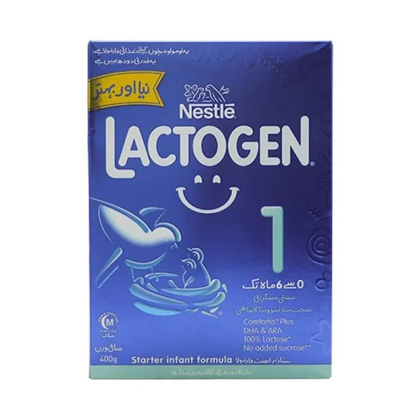 Nestle Lactogen 1 | 400gm 0-6 Months | Box Pack